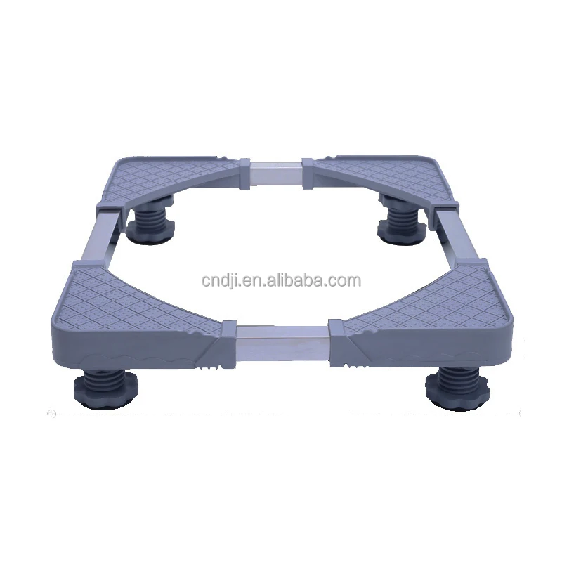 Removable multi-functional washing machine base and refrigerator base