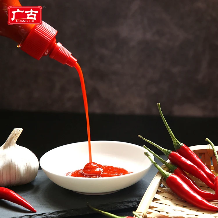 Горячая бутылка для соуса Sriracha 450 г Азиатский соус с горячим красным