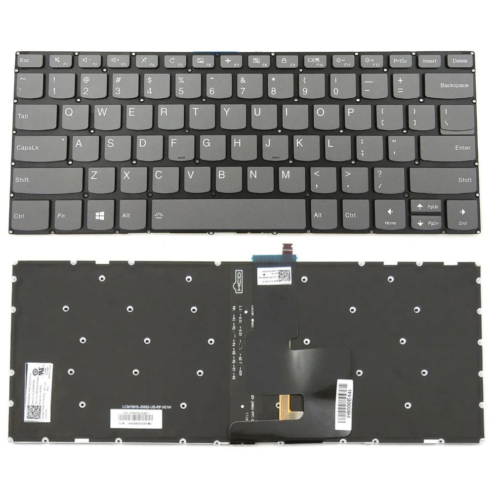 New original Laptop Keyboard For Lenovo Yoga 520-14IKB Type 80X8 81C8 720-15IKB US Black With Backlit US Layout
