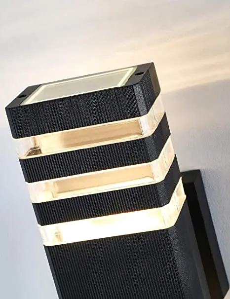 LED Up and Down Outdoor Wall Light 12W 3000K Warm White, Outdoor Waterproof LED Wall Lamp as Porch Light Fixture Waterproof