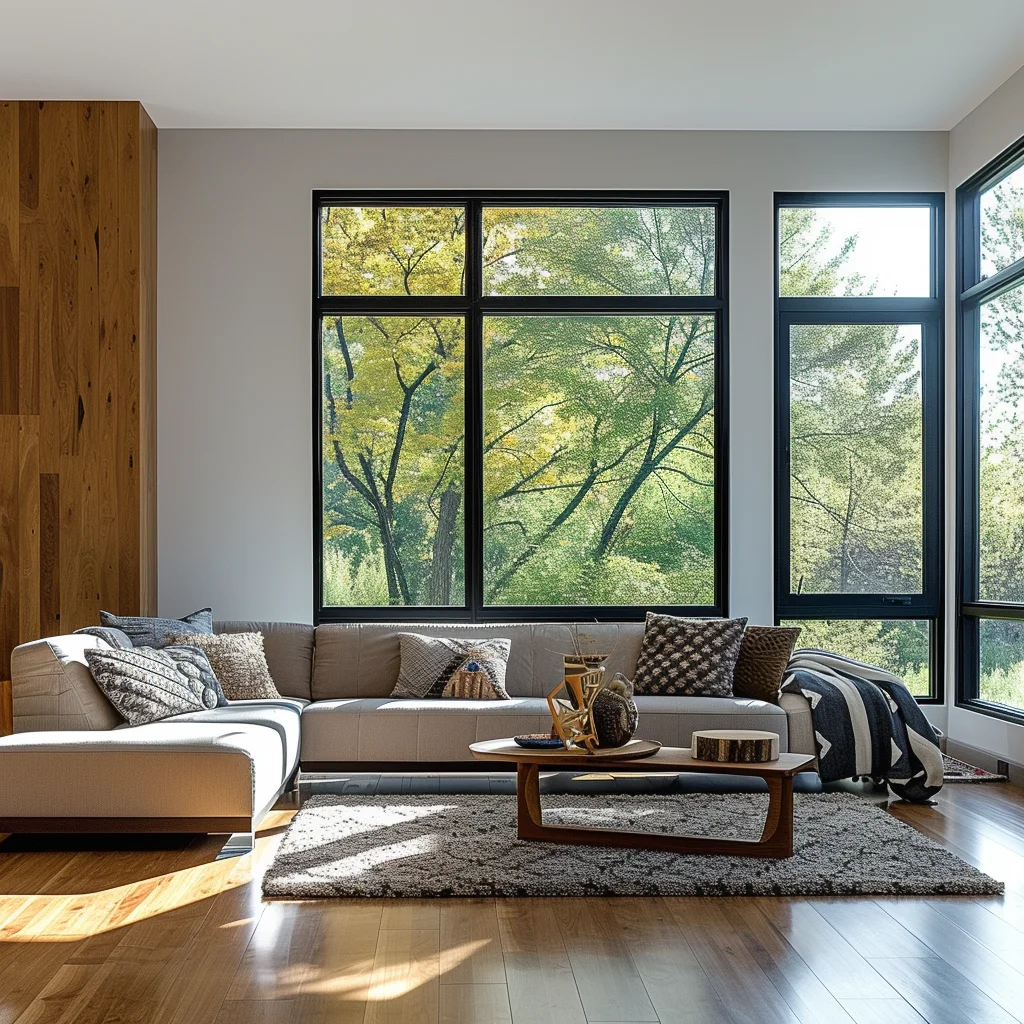 Modern house villa window design 5/6/8/10mm glass names of aluminum profile windows size customized aluminium swing window