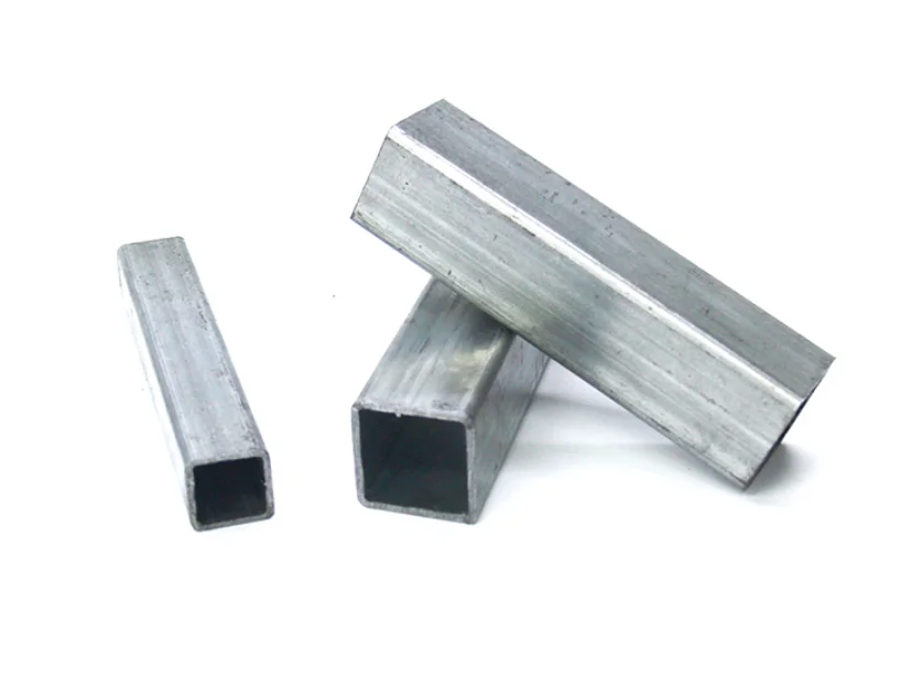 Низкоуглеродистая черная сталь, высококачественные оцинкованные пустотелые квадратные стальные трубы