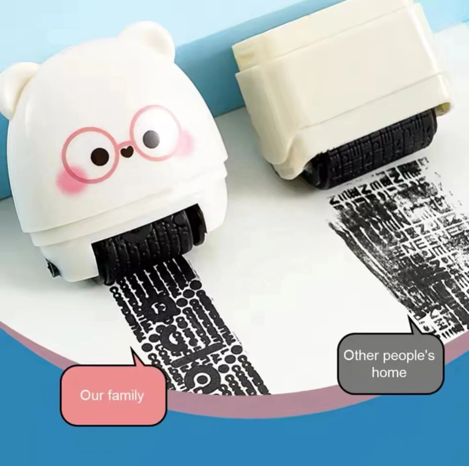 Data Protection Roller Stamp Portable Information Coverage Messy Code Privacy Confidential Data Theft Guard Security Seal