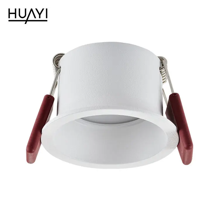 HUAYI Aluminum White Color Anti-glare Cob 7w 9w 12w 20w Indoor Recessed Mounted Led Downlight