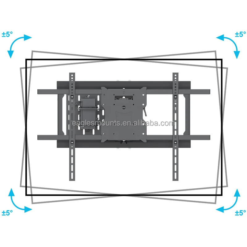 Electric motorized tv wall mount Remote control tv wall bracket VESA 800X500 MM tv mounts