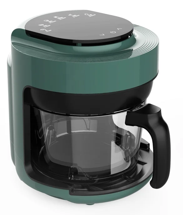 2L небольшого размера ярких цветов с воздушной электрическая фритюрница с двумя решетками коммерческих и бытовой масла смазки воздуха фритюрница с двумя решетками