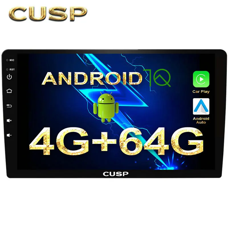CUSP 10 Inch 9 Inch Android Double DIN 1DIN FM BT HD IPS Screen Car Stereo Radio Multimedia In Dash Kit Head Unit GPS Navigation