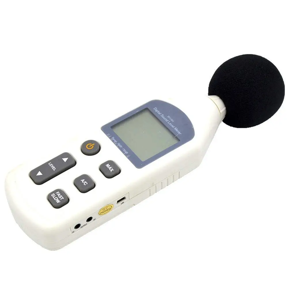 Цифровой измеритель уровня звука тестер 30-130dB USB инструмент измерения шума