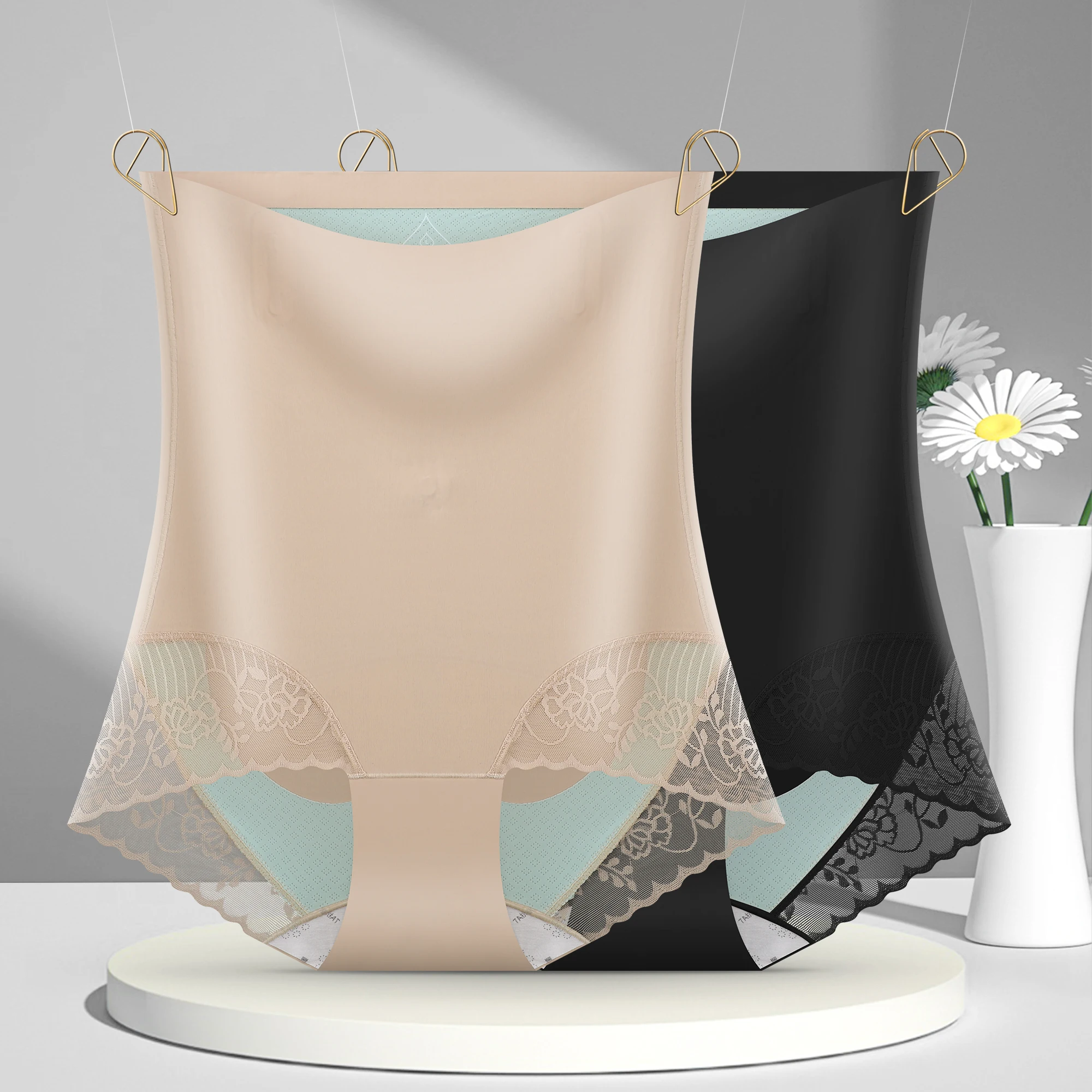 High Waist Tight Sports Running Fitness Yoga Leggings crotch uses 7A temperature-sensitive antibacterial fabric lift the hips