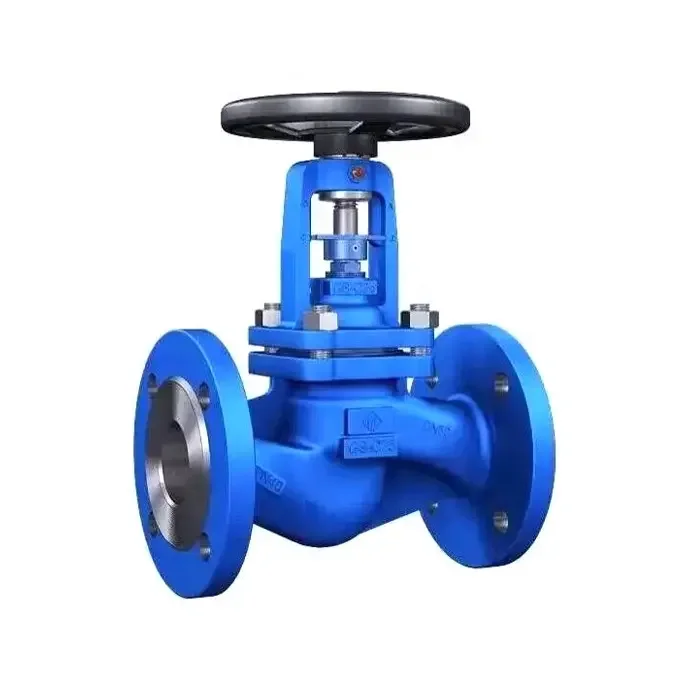 Ductile Iron Cast Steel Bellows Seal Flanged Globe Valves