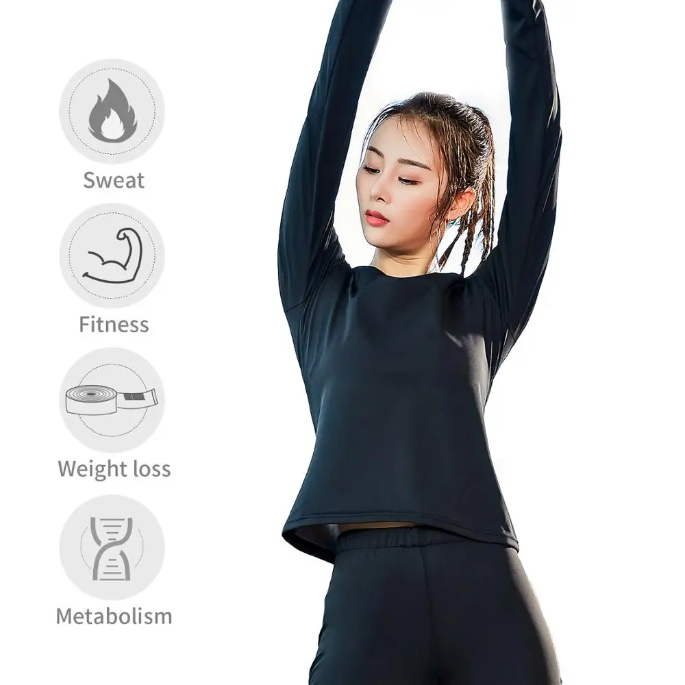 Супер эластичная Неопреновая сауна Flygaga для похудения потеря веса с высокой талией спортивные брюки для женщин