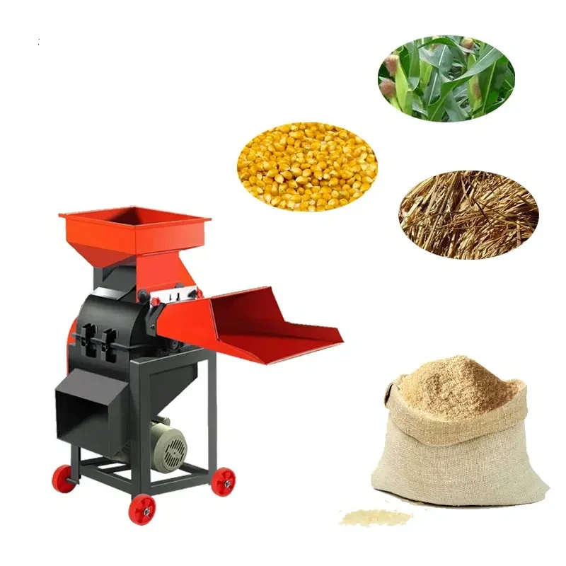 Agricultural Feed Processing Machinery Animal Grass Straw Feed Mill Multi-functional Chaff Cutting Machine Chopping Machine