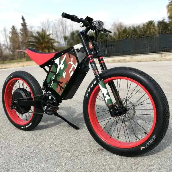 72V Suron Ebike Electric Bicycle Ebike 12000w 72v Motorbike Steel Frame Fast Speed Electric Bike