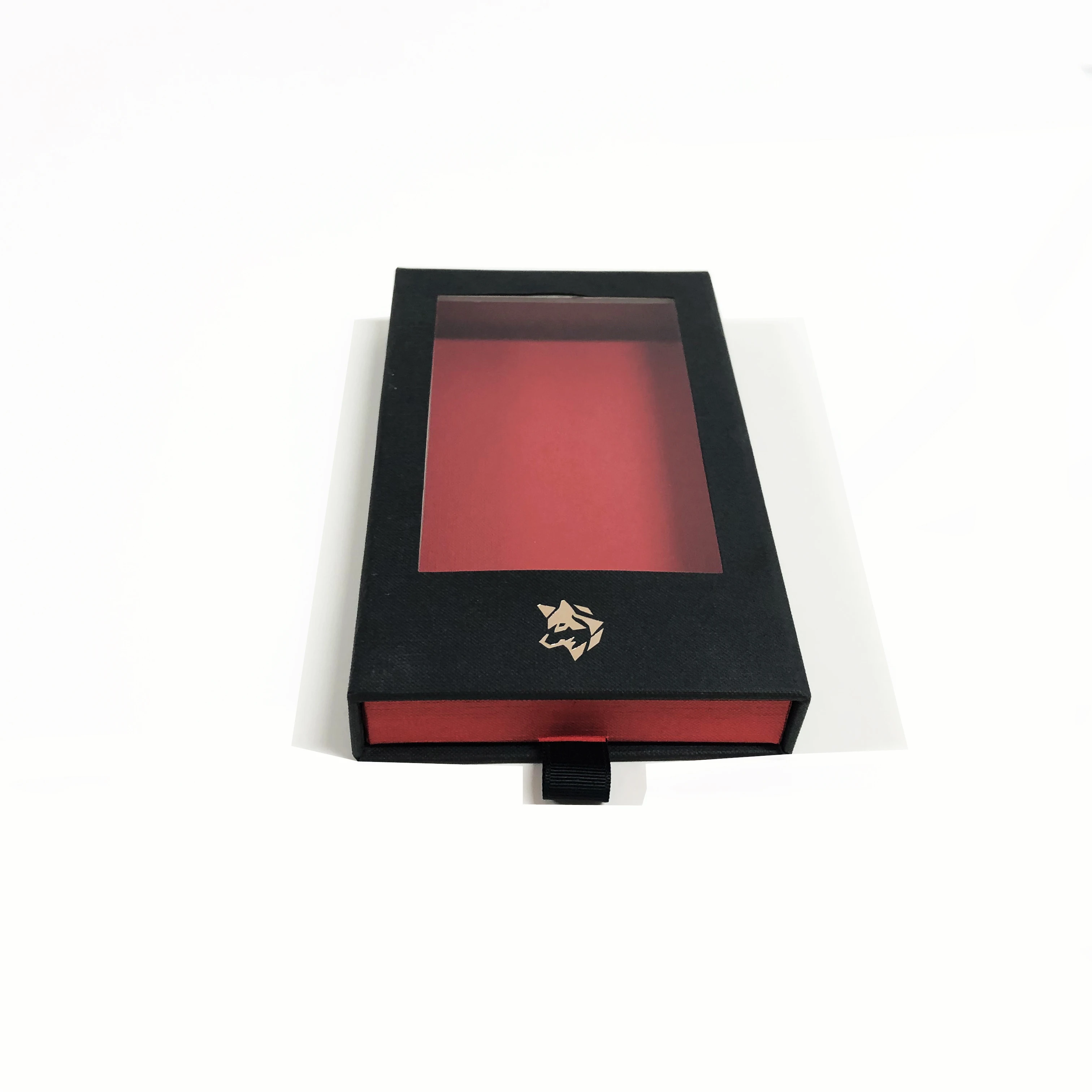 
Packaging Cardboard Paper Gift Drawer Box Custom Pull Out Luxury with Ribbon Pull Gold Stamp Paperboard 1000 Pcs Display Tool 