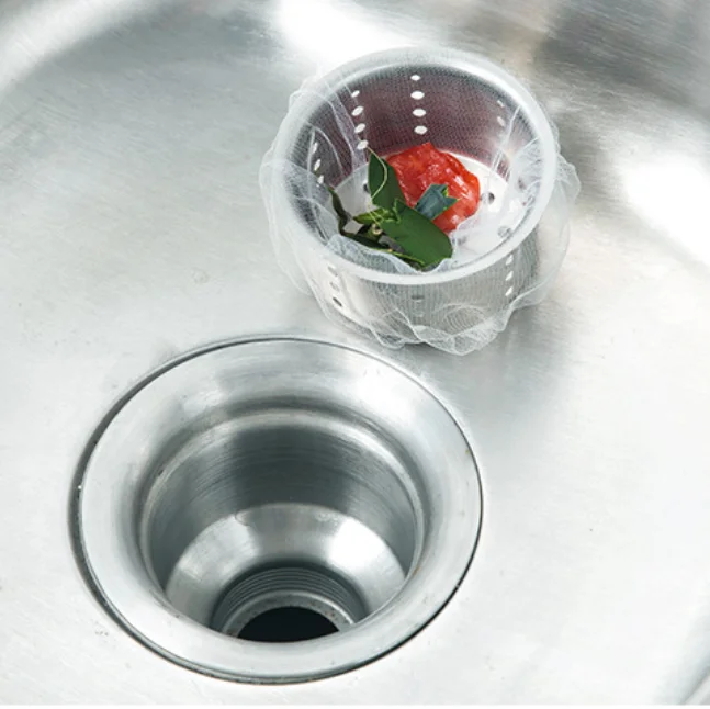 30Pcs Kitchen Anti-clogging Sink Filter Mesh Dishwashing Sink Sink Drain Residue Filter Garbage Bag Net Bag