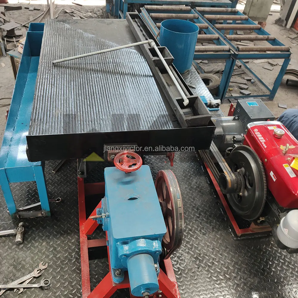 Sand Gold Shaking Table LY4500 Tin Ore Shaking Table Gravity Separator 6S Vibration Shaker Table for Manganese Chrome