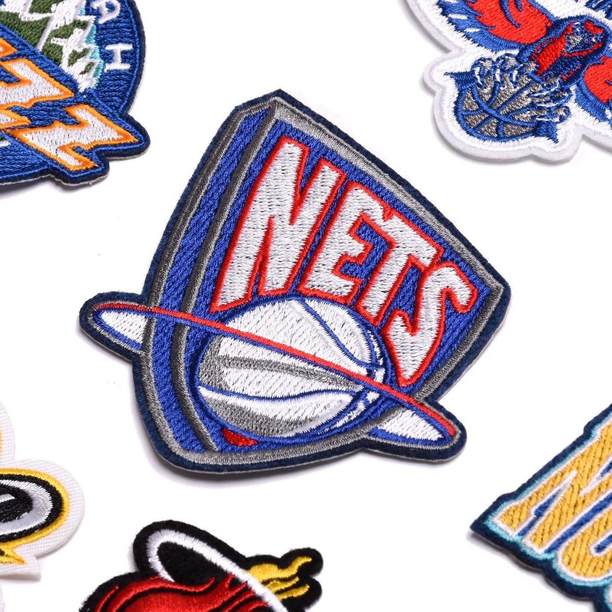 2023 Basketball Team Embroiderod Patch Embroidery Sticker For Hat Bag Shoe Tags Clothing Label Garment Accessories