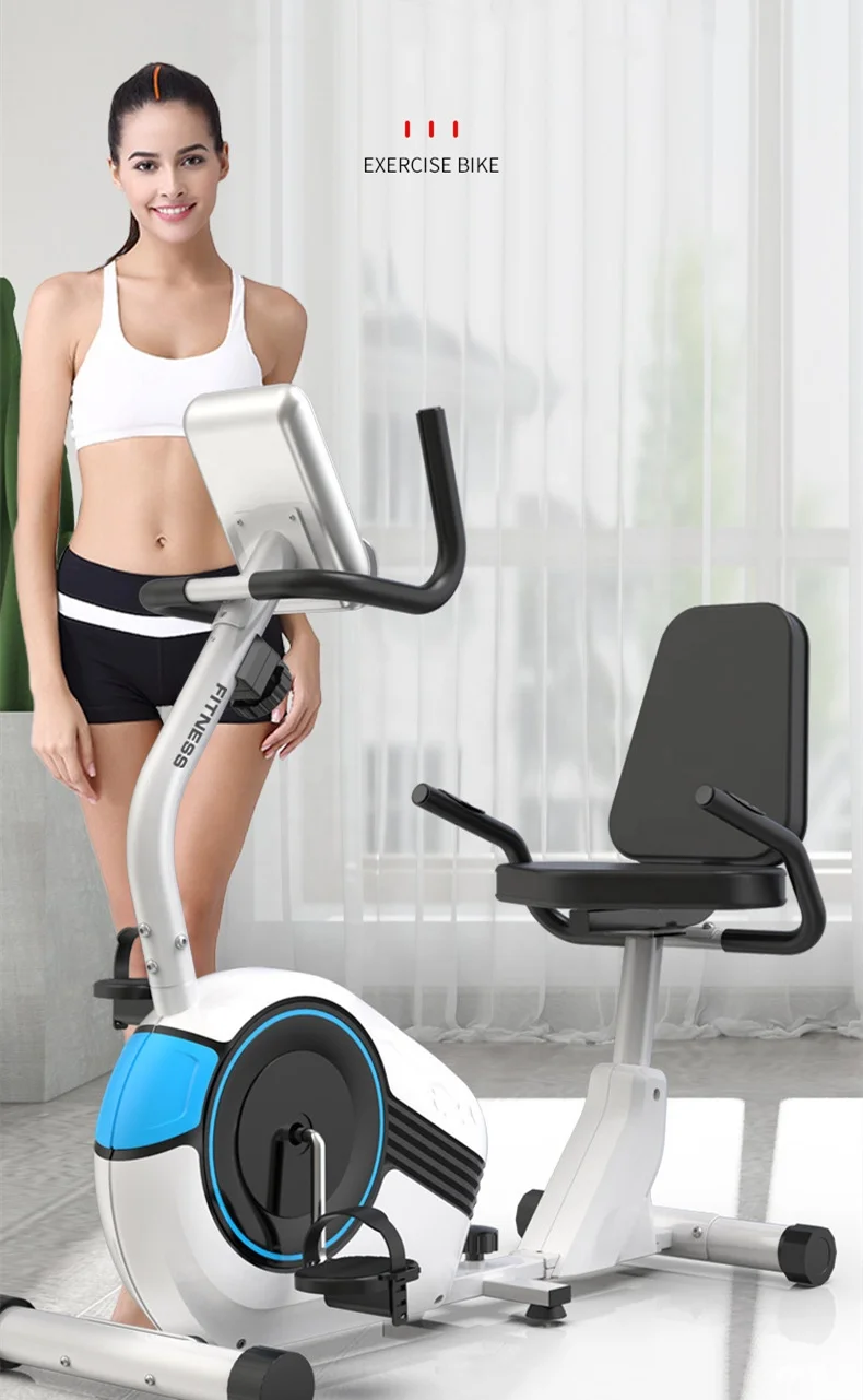 Professional Spinning Bike Stationary Cycling Bike with Digital Monitor Belt Elliptical Cross Trainer For Sports