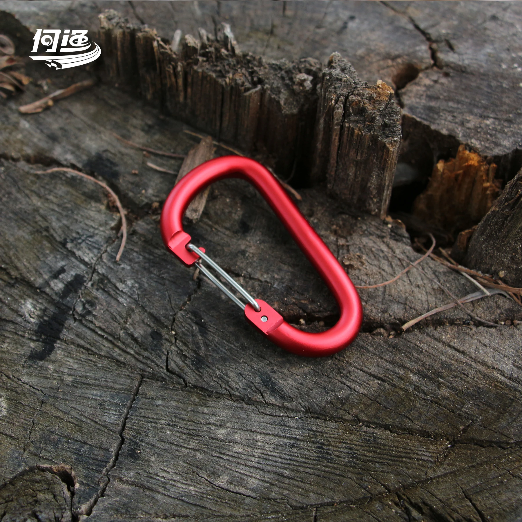 Heavy Duty Aluminum 3inches Carabiner Snap D Shape Karabiner Ring Tactical Hook Clip CC3 Carabiner Keychain For Outdoor