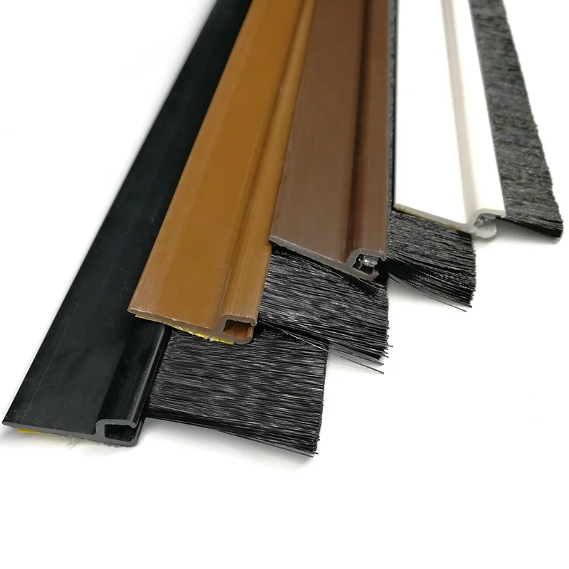 Customized brand door bottom seal strip under door sweep stopper  weather stripping noise block