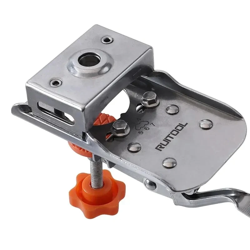 Woodworking 35mm Hole Opener Hinge Opener Door Cabinets Hinge Locator Wood Work Hole Drilling Guide Locator
