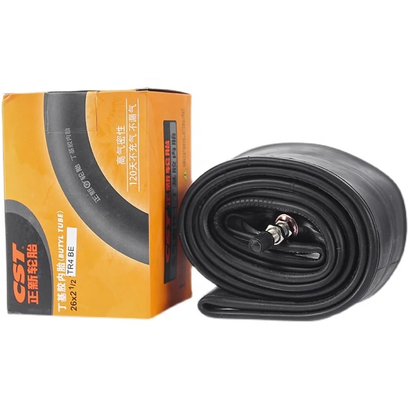 Wholesale cheap Bicycle Inner Tube 26*2 1/2 Mountain Bike off-road Butyl Rubber TR4 be 26inch Electric Bicycle