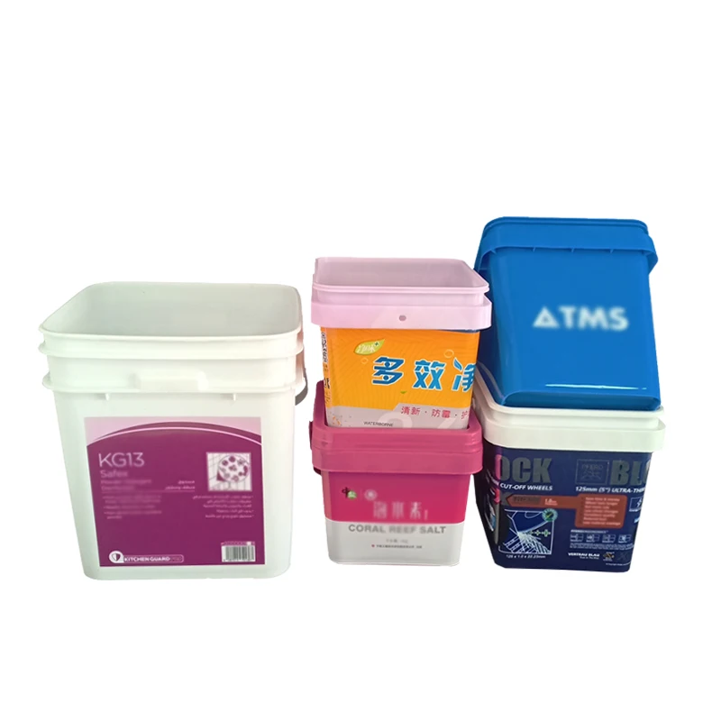 5 gallon plastic bucket industrial plastic paint bucket for food packaging 10 liter plastic bucket with handle