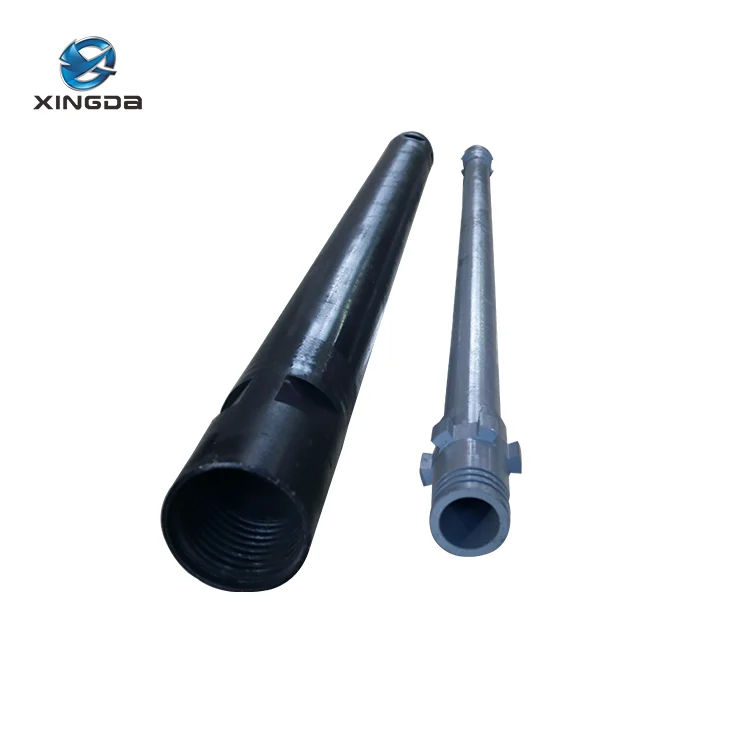 Lager diameter hard rock reverse circulation drill rod dual-wall drill pipe for mining