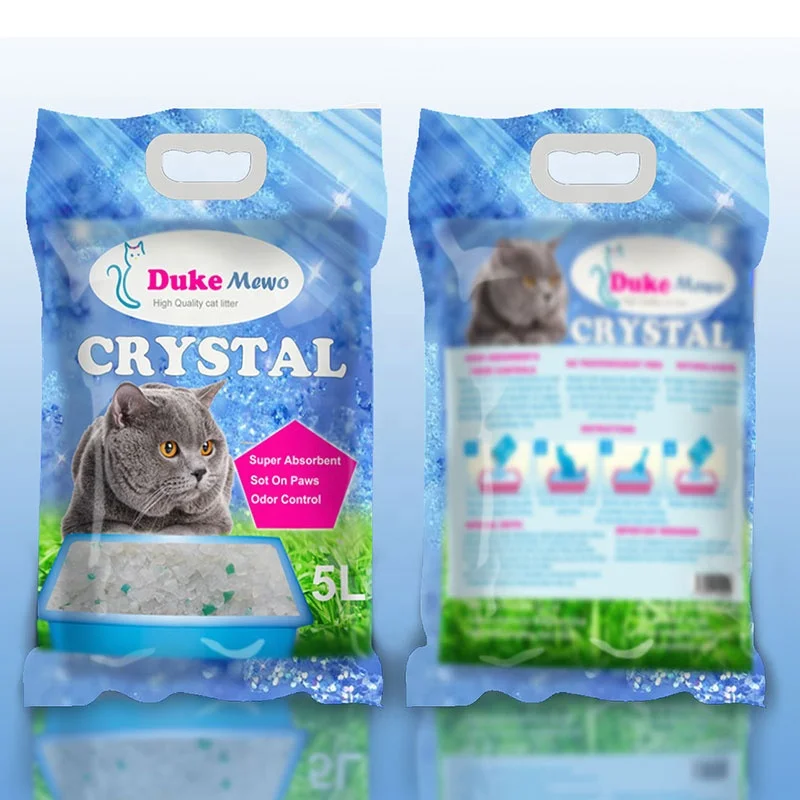 Бесплатные образцы Duke Meow силикагель кошачий наполнитель 5 л превосходный контроль запаха и стойкая свежесть