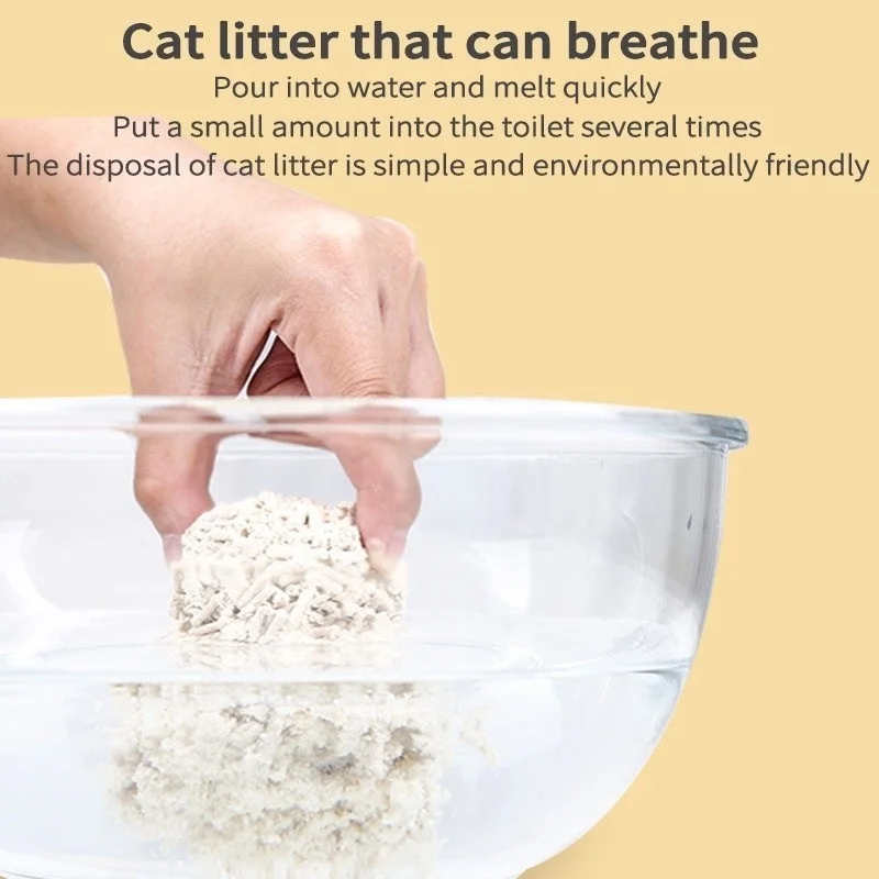 High Quality Tofu cat litter Arena Para Gatos Milk Flavor 1.8kg 2.5kg 6L 7L customized packing 1.5mm 1.8mm 2mm 3mm diameter