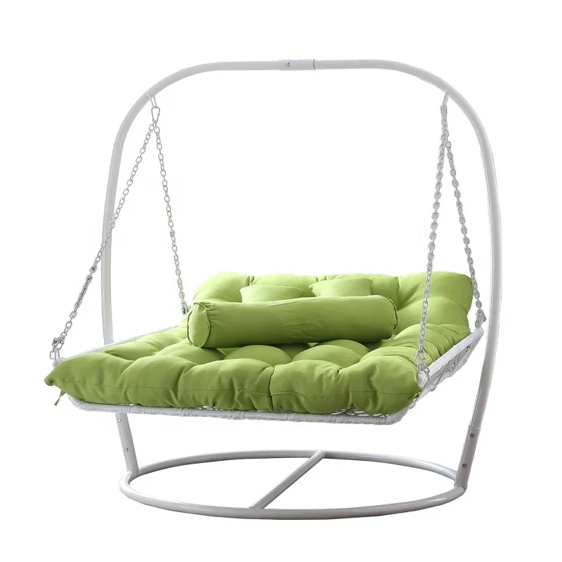 Плетеная подвесная качающаяся кровать D191 из ротанга