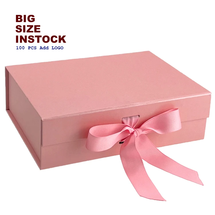large rigid customize foldable storage gift box packaging Closure wedding gifts for guests