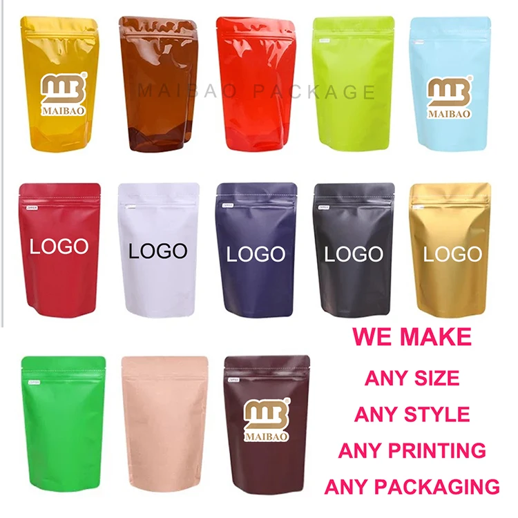 Minfly Digital Printing Custom 3.5 G Smell Proof Child Proof Stand Up Pouch Packaging With Zipper Mylar Bags