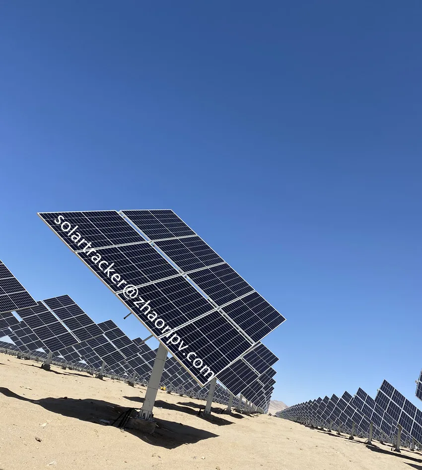 Two axis smart solar tracking system solar tracker ground mount pv tracking systems