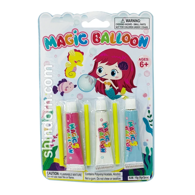 Wholesale Super Elastic Magic Plastic Bubble Balloon Glue Import Toys from China