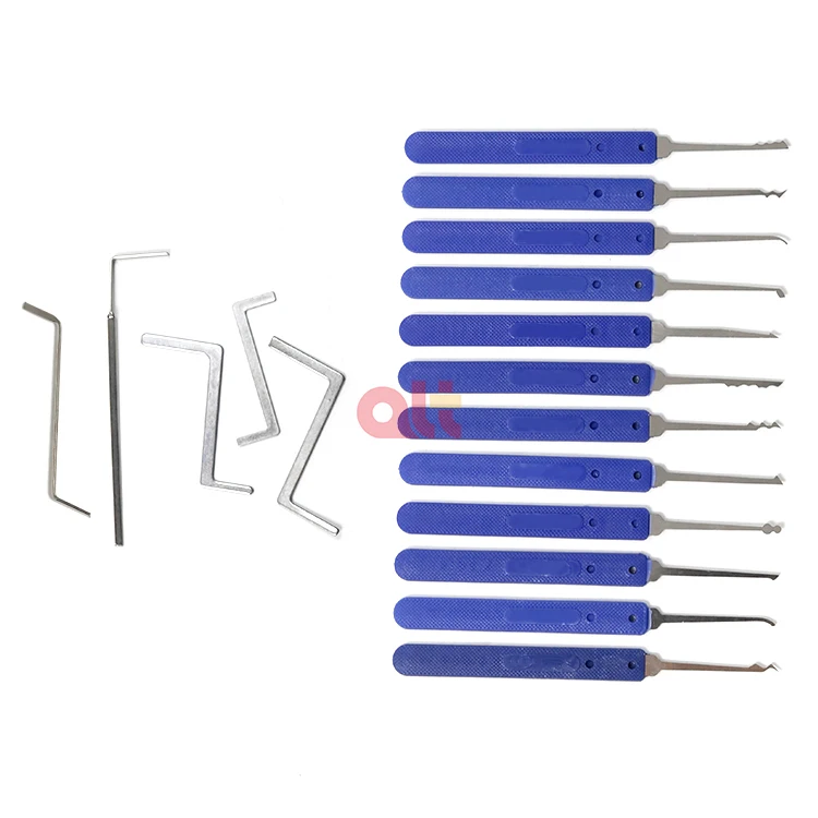 17Pcs Locksmith Picks Supplies Lock Picking Tools Set And Visa James Bond 007 Credit Card Lock Pick Tool With Practice Lock