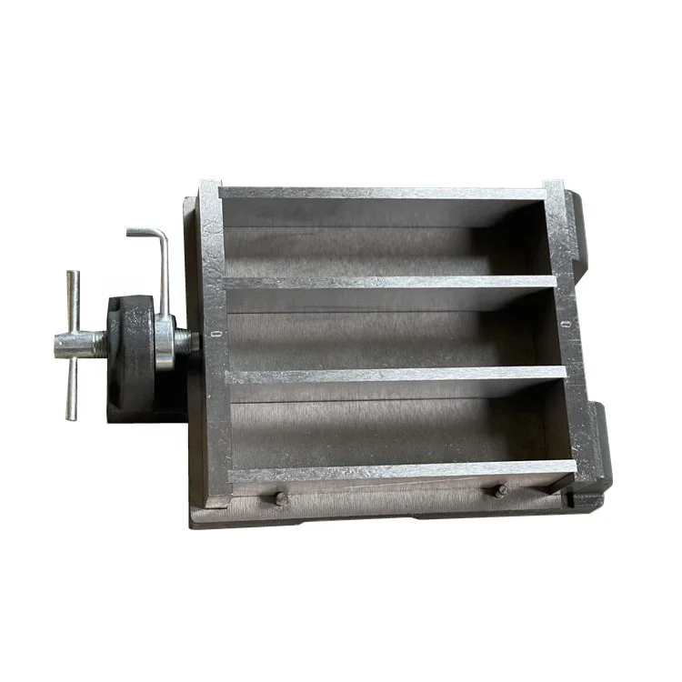 
Cast Iron Three Gang 40*40*160mm Concrete Cube Mould Cement Mortar Compressive Test Cube Molds 