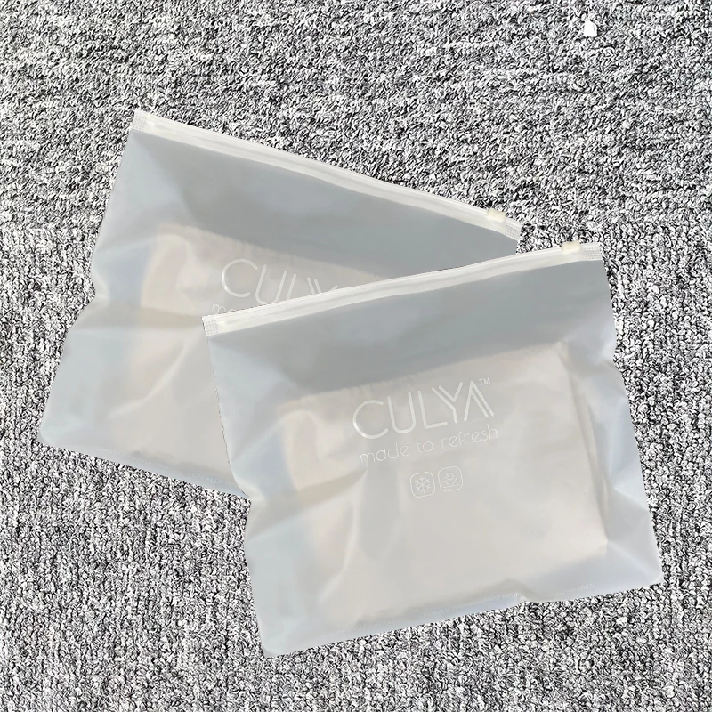 I Am Not Plastic Poly Zipper Bag Biodegradable Zip Bag 100% Pbat Or Pbat/Starch Bags