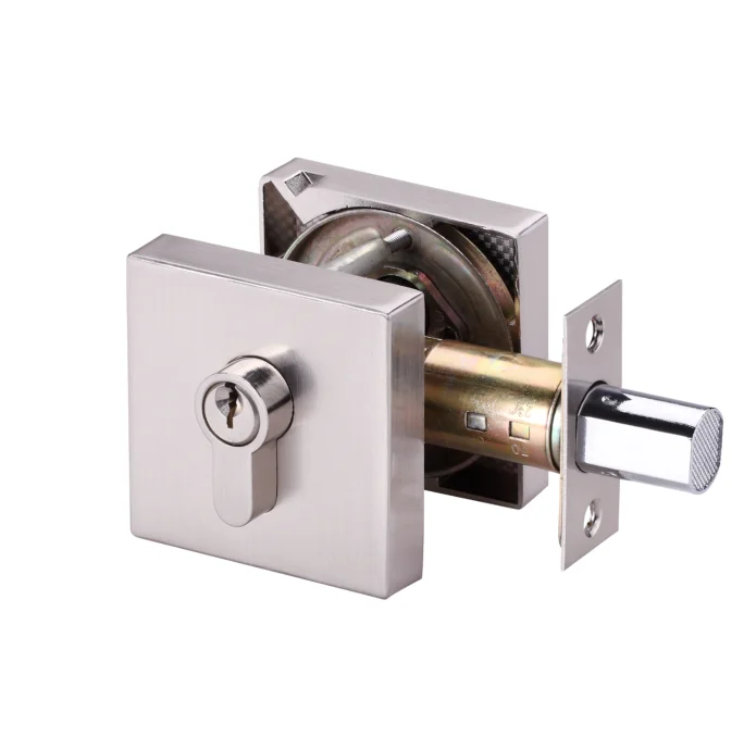 Factory Wholesale Keyless Bedroom Door Lock Zinc Alloy Material Deadbolt Door Lock