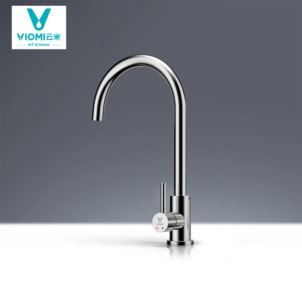 
Viomi Stainless Steel Kitchen Basin Sink Faucet Tap 360 Rotation Hot Cold Mixer Tap Single Handle Deck Mount Aerater 