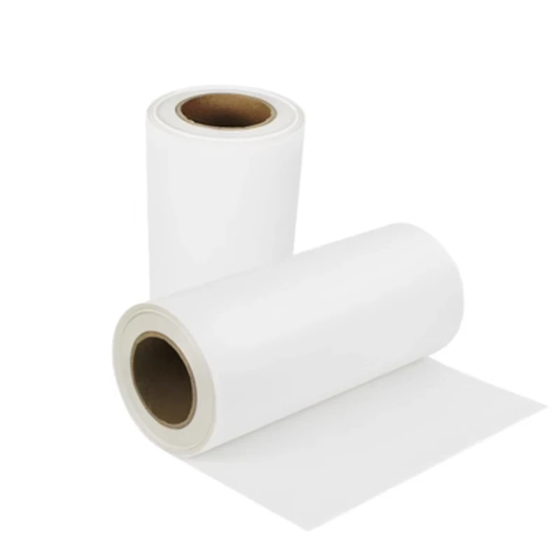 Fashion  heat transfer t-shirt printing sticker dtf film double side printing hot peel roll dtf pet film