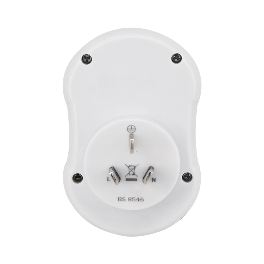 For UK,US Traverllers go to Australia,New Zealand Standard earthed australian plug adapter with 2USB