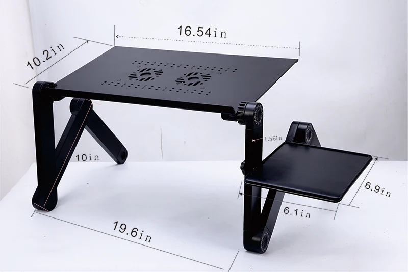 Home Household Indoor Bedroom Stand Bed  Aluminium Alloy Computer Laptop Desk