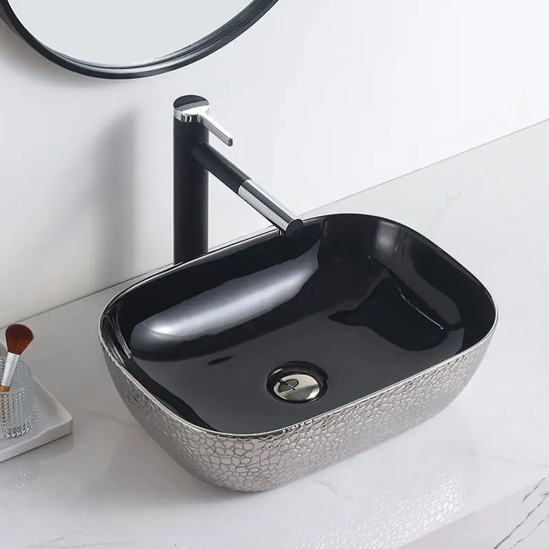 Bathroom Luxury Wall Hanging Toilet Bowl Combo Sink Basin Golden Toilet And Sink Sets