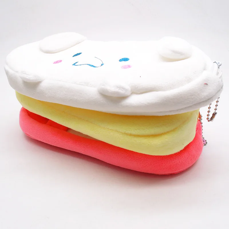 RuunJoy Kawaii Pink Plush Pencil Cases for Girls Cute Anime kulomi Melody Pen Bag Stationery Storage Bag School Office Supplies