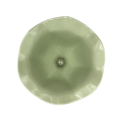 Custom ceramic ice cream bowl unique shape ceramic cereal bowls