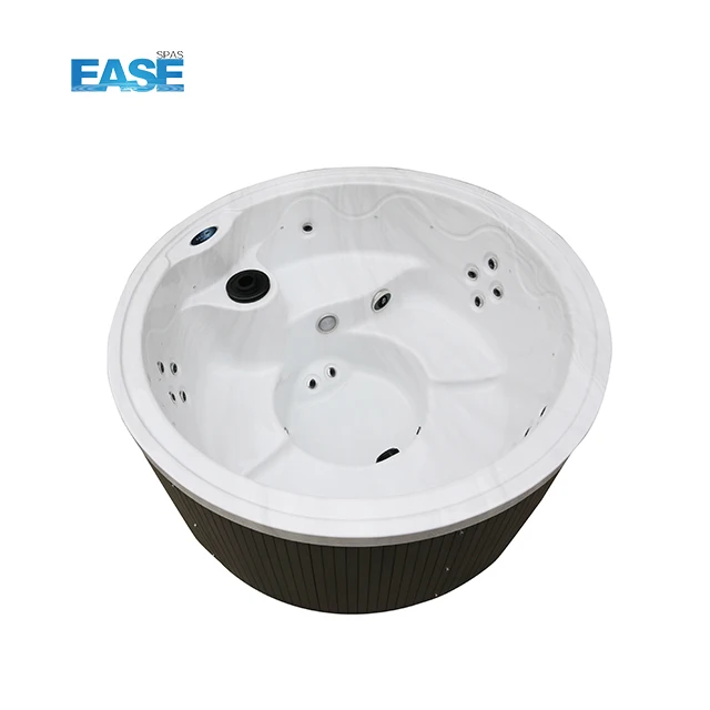 OEM Custom Factory 6 Persons Acrylic Round Hot Tub Whirlpool Outdoor Jacuzi Bathtub SPA Pool