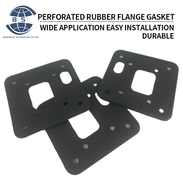 Factory hot sale 3mm thickness can be customized insulation wear-resistant porous square shock-absorbing rubber mat