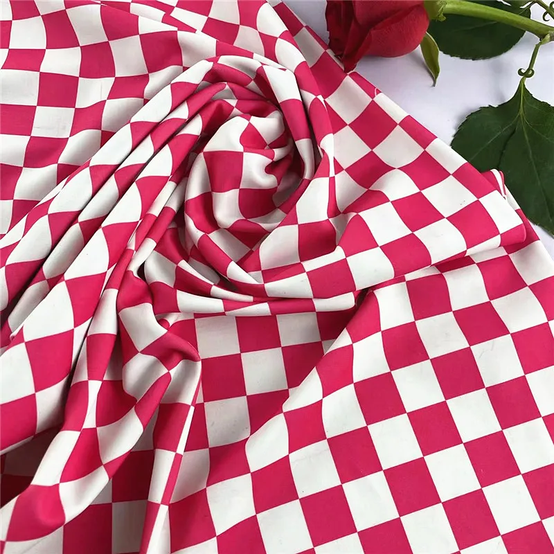 2022 New High Stretch Poly Knit Print Fabrics For Costume Swimming Gymnastic Cloth Suit Evening Dress  Dress Dance wear Fabrics