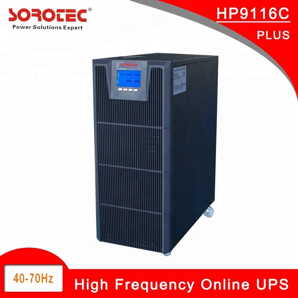 10KVA 220V High Frequency Uninterrupted Power Supply  Online UPS  HP9116C 10KT Series Long Back Up